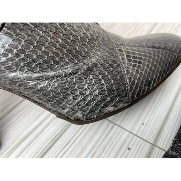 The Frye Company Ava 77731 Leather Snakeskin Tall Boots Size 8 M - Picture 12 of 12